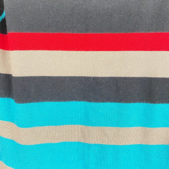 Ripe Multi-coloured Tight Mini Bodycon Short Sleeved Knit Dress - Picture 5 of 11